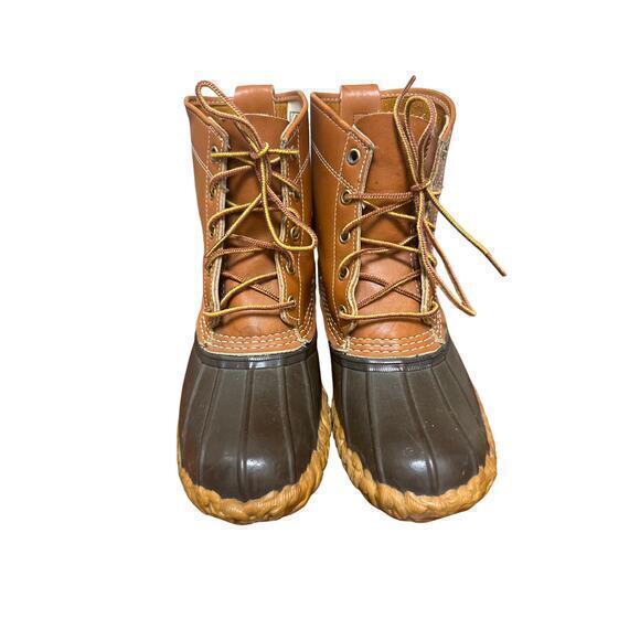 LL Bean Women’s Bean Boots in Tan and Brown Size 7 - Picture 2 of 7